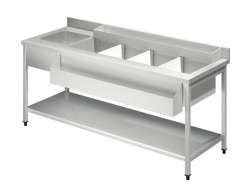 Bar Station 200x60x86cm Inox