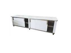 Ερμάριο με 4 πόρτες LAPPAS BROS 225x60x85 cm ΙΝΟΧ